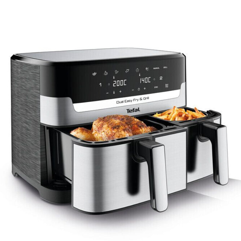 Dual Easy Fry & Grill EY905D