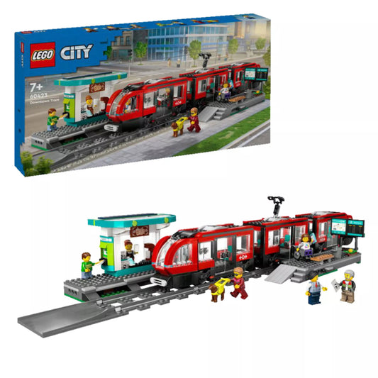 LEGO® City - Straßenbahn mit Haltestelle (60423)