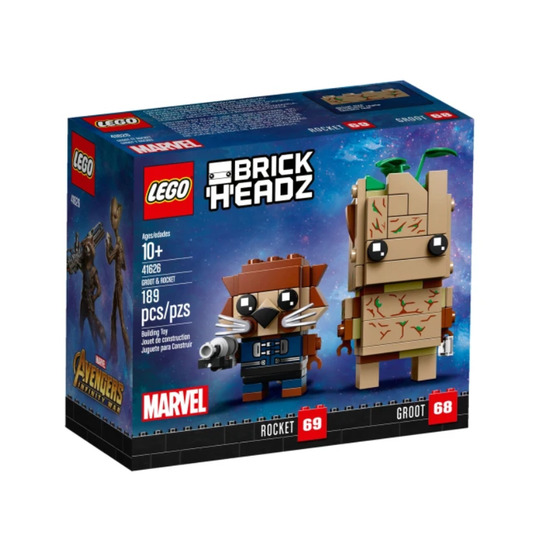 Brickheadz 41626 - Groot und Rocket