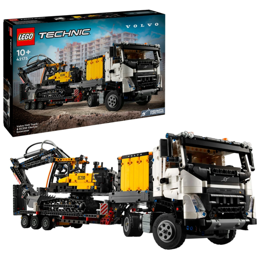 Technic - 42175 Volvo FMX LKW mit EC230 Electric Raupenbagger