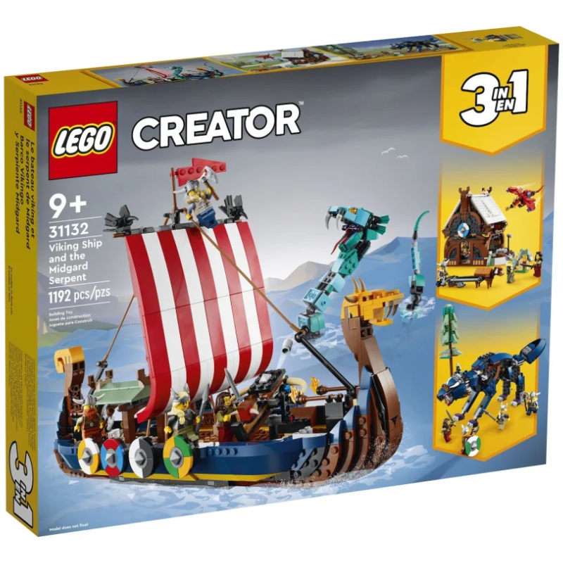 Creator 31132 - Wikingerschiff mit Midgardschlange