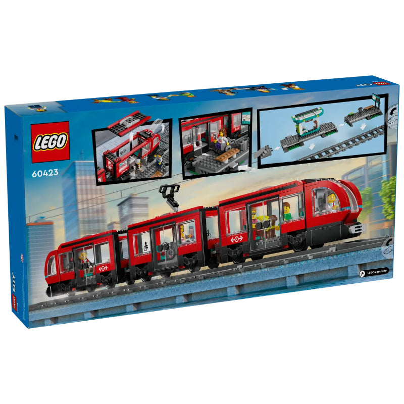 LEGO® City - Straßenbahn mit Haltestelle (60423)